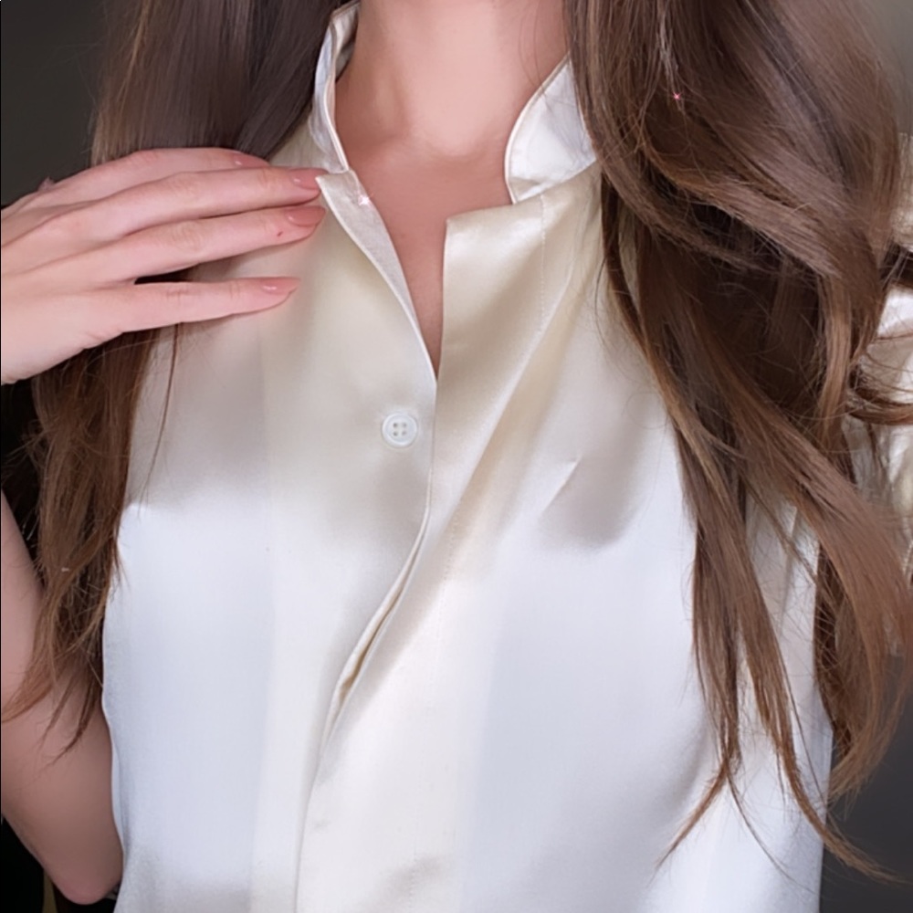 Vintage 100% silk Banana Republic date night top